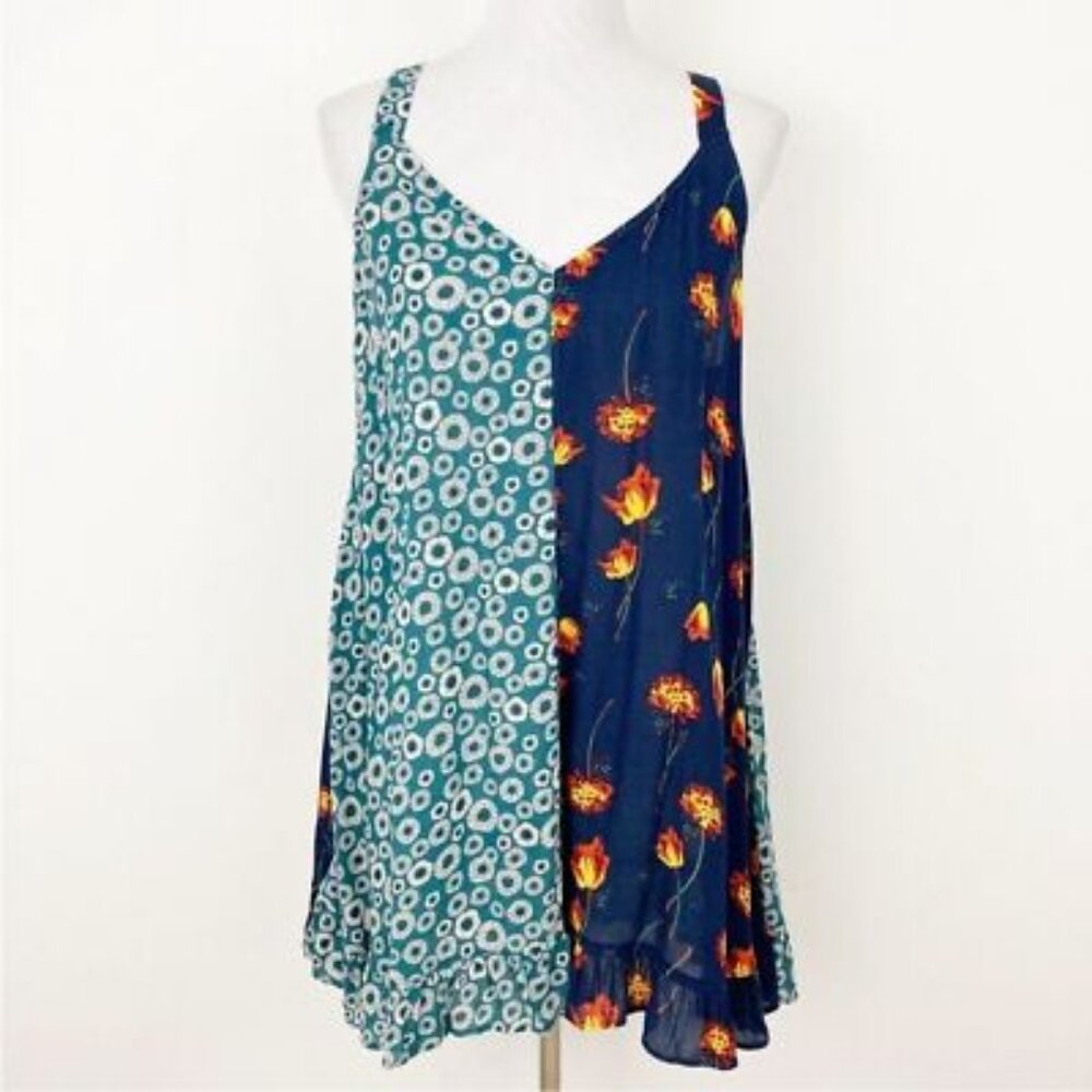 Free People ‘Back To Back’ Patchwork Slip Dress